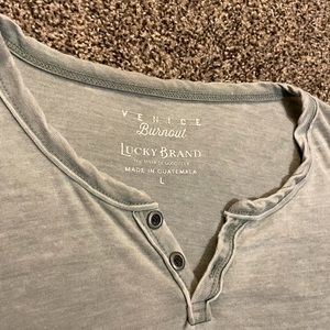 Grey Henley T-Shirt